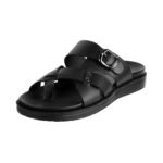 Metro Men Leather Thong Slipper | Chappal | Open Sandal
