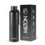 Milton Aura 1000 Thermosteel Water Bottle, 24 Hr Hot and Cold I Leak Proof Lid, ISI Certified I Vacuum Insulated I for Office, Gym, School I Black