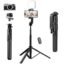 Mobilife 64" Multi-Function Selfie Stick Tripod Bluetooth Tripod Stand for Phone 1/4" Screw for DJI Pocket 4/3 GoPro Action Camera Aluminum Portable Mobile Tripod