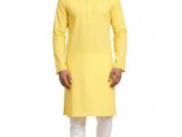 NILMAN Men's Cotton Plain Kurta, Size 34-40