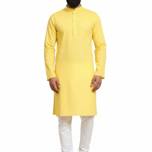 NILMAN Men's Cotton Plain Kurta, Size 34-40