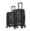 Nasher Miles Paris Hard-Sided Polypropylene Spinner Luggage Set of 2 Black Trolley Bags (55 & 65 Cm), Grey
