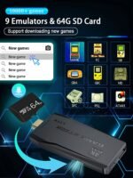 New World TV Video Game Wireless Retro Game Console, Plug and Play Video Game Stick ,9 Classic Emulators, High Definition HDMI Output for TV with Dual 2.4G Wireless Controllers