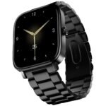 Noise Quad Call 1.81" Display, Bluetooth Calling Smart Watch, AI Voice Assistance, 160+Hrs Battery Life, Metallic Build, in-Built Games, 100 Sports Modes, 100+ Watch Faces, 5 Watts (Elite Black)