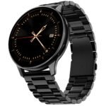 Noise Vortex Plus 1.46” AMOLED Display, AoD BT Calling, Sleek Metal Finish, 7 Days Battery Life, All New OS and with 100+ Watch Faces & Health Suite (Metal Black)