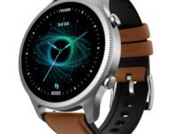 NoiseFit Halo 1.43" AMOLED Display, Bluetooth Calling Round Dial Smart Watch, Premium Metallic Build, Always on Display, Smart Gesture Control, 100 Sports Modes (Vintage Brown)