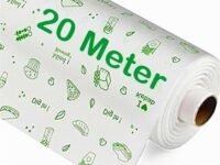 OFIXO Food Wrapping Paper Roll - Premium Non-Stick Butter Wrapping Paper, 20 Meter