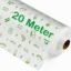 OFIXO Food Wrapping Paper Roll - Premium Non-Stick Butter Wrapping Paper, 20 Meter