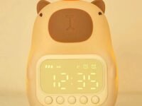 One94Store Bear Shape Digital Alarm Clock with LED Display & Night Light | Snooze, Timer, Temperature | Kids Bedside Clock for Bedroom & Home Décor