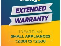 Onsitego 1 Year Extended Warranty for Small Home & Kitchen Appliances from Rs. 2001-2500 (Email Delivery - No Physical Kit)