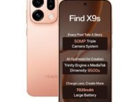 Oppo Find X9s 5G (Sunset Orange, 12GB, 256GB) | Hasselblad 50MP Triple Camera | 120× Super Zoom | MediaTek Dimensity 9500s | 7025mAh 80W SUPERVOOC | ColorOS 16