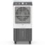PG Power Guard Ice Max 85L Air Cooler With High Speed Fan | Honey Comb Pad | Biggest Ice Chamber | Tougned Glass Top | Fountain Technology | Works On Inverter | 15 Years Warranty (Grey White)