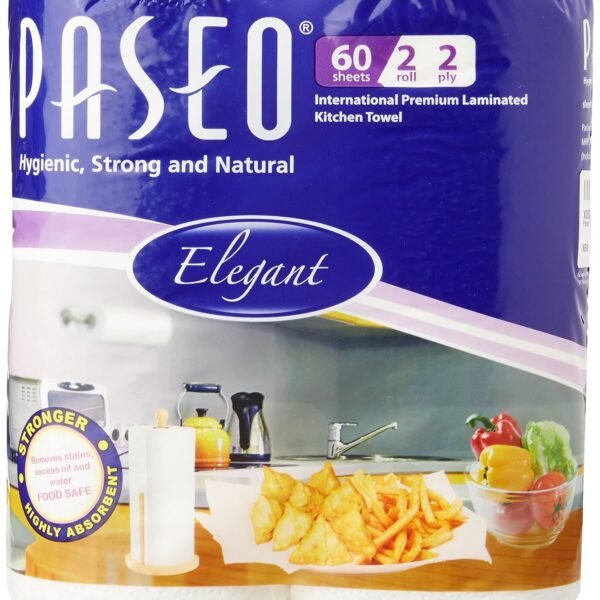 Paseo Tissues Plain Kitchen Towels - 2 Rolls