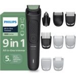 Philips India's No.1 Men's Trimmer* | One stroke beard trimming | All-in-One Grooming Kit- Face, Hair, Body | Ear/Nose attachment | Safe for Sensitive Skin | 60 mins runtime | 5yr warranty* | MG3927