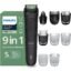 Philips India's No.1 Men's Trimmer* | One stroke beard trimming | All-in-One Grooming Kit- Face, Hair, Body | Ear/Nose attachment | Safe for Sensitive Skin | 60 mins runtime | 5yr warranty* | MG3927