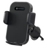 Portronics Clamp Y Adjustable Air Vent Smartphones Mobile Holder for Car with 360° Rotational, One Click Release Button, Compatible with 4.8 to 6.8 inch Devices(Black)