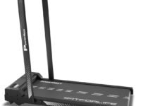 PowerMax Fitness Walkpad 3HP Compact Motorized Treadmill for Home-Office Use with Remote Control, Walking Pad for Max User 110Kg,Top Speed 10Km/H,1000X400Mm Running Deck,LED Display,iPad Holder,Black