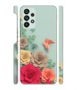 Premium ''Unique Colorful Flowers'' Printed Hard Mobile Back Cover for Samsung Galaxy A73 5G, Designer & Attractive Case for Your Smartphone