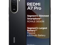 REDMI A7 Pro 4G (Black, 4GB RAM, 64GB Storage) | Segment's Slimmest Smartphone | Segment's Largest 6300mAh Battery | Segment's Largest 17.53cm and Smoothest 120Hz Display | Charger in the Box | Segment's Slimmest Smartphone, 6300mAh Battery, 17.53cm Display, 120Hz Display, Charger in the Box
