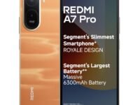REDMI A7 Pro 4G (Sunset Orange, 4GB RAM, 64GB Storage) | Segment's Slimmest Smartphone | Segment's Largest 6300mAh Battery| Segment's Largest 17.53cm and Smoothest 120Hz Display