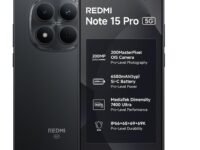 REDMI Note 15 Pro 5G (Carbon Black, 8GB+256GB) | 200MasterPixel OIS Camera | Dimensity 7400-Ultra | 17.3cm CrystalRes AMOLED Screen | IP66/68/69/69K | Mega 6580mAh Si/C Battery | 45W Fast Charging