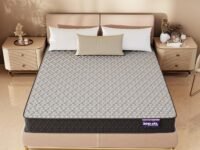 RESTOFIT Orthopedic Dual Comfort Double Size Mattress 75x48x6 Inches | Medium Firm 6-Inch HR Foam Mattress for Back Support | Premium Cotton | 7-Year Warranty | Vacuum Packed Roll | Sleep well Comfort