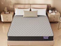 RESTOFIT Orthopedic Dual Comfort Queen Size Mattress 78x60x6 Inches | Medium Firm 6-Inch HR Foam Mattress for Back Support | Premium Cotton | 7-Year Warranty | Vacuum Packed Roll | Sleep Well Comfort