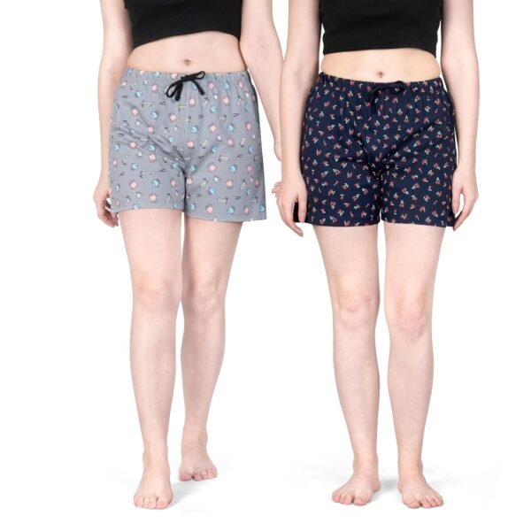 Real Basics Women's Regular Shorts (Pack of 2)