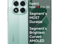 Redmi Note 14 Pro 5G (Ivy Green, 8GB RAM, 256GB Storage) | 50 MP Sony Camera Setup | Corning Gorilla Glass Victus 2 | 1.5K 3D Curved AMOLED | Mediatek Dimensity 7300- Ultra