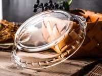 Rudra Villa Glass Pie Plate Round Glass Pie Pan with Handles Shallow Pie Baking Dish for Apple Pie Pumpkin Pie and Quiche (700ml, pack of 3)