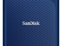 SANDISK Extreme 8TB Portable External SSD, 1050MB/s R, 1000MB/s W, 3m Drop Protection, IP65 Water/dust Resistant, PC,MAC & TypeC Smartphone Compatible, 5Y Warranty, Royal Blue Color