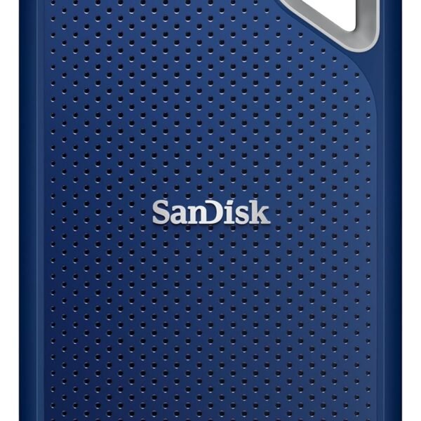SANDISK Extreme 8TB Portable External SSD, 1050MB/s R, 1000MB/s W, 3m Drop Protection, IP65 Water/dust Resistant, PC,MAC & TypeC Smartphone Compatible, 5Y Warranty, Royal Blue Color