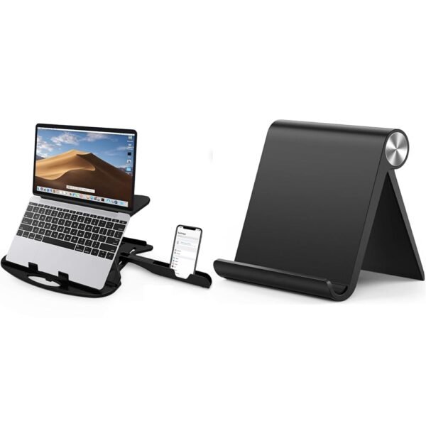 STRIFF Adjustable Laptop Tabletop Stand Patented Riser Ventilated Portable Foldable Compatible with