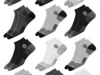 SWAGR 12 Pairs Sports Cotton Ankle Length Socks for Men, Pack of 12., Assorted