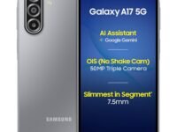 Samsung Galaxy A17 5G (Gray, 8GB RAM, 128GB Storage) | 50 MP No Shake Camera | Gemini Live | Circle to Search | Super AMOLED | Corning Gorilla Glass Victus | 7.5mm Sleek | AI