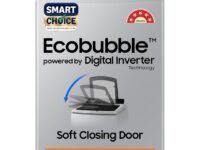 Samsung Smart Choice 8 kg, 5 star, Eco Bubble Tech, Digital Inverter Motor, Soft Closing Door, Fully-Automatic Top Load Washing Machine (WA80BG4441BGTL, Light Gray)