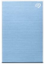 Seagate One Touch 2TB External HDD with Password Protection Light Blue, for Windows and Mac, with 3 Yr Data Recovery Services, (STKY2000402)