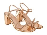 Shoetopia womens Heel-1246 Heeled Sandal