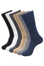 Socks for men full lenghth - Cotton Regular,For Business & Office Use - Socks Black, Brown, Blue Pack of 3, Free Size