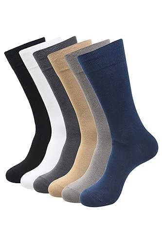 Socks for men full lenghth - Cotton Regular,For Business & Office Use - Socks Black, Brown, Blue Pack of 3, Free Size