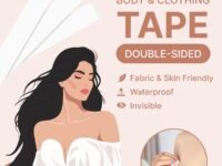 Solitude 252 Strips Double Sided Tape for Fashion, Clothing and Body Tape | All Day Strength Invisible Dress Tape for Women | Gentle to Stick on Skin and Clothes | Transparent