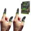 SpinBot Thumb & Finger Sleeve for Mobile Game (4 pieces), Pubg,Cod,Freefire -with Metal Carry Box-Pack of 2 Pair- Black