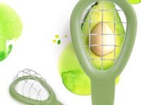 Stainless Steel Avocado Slicer, Fruit Separator Splitter for Kitchen, 6.3x3.2in