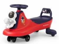 Storio Astronaut Space Theme Swing Car for Kids 2-5 Years | Twist & Turn Ride-On Toy | No Pedals, No Batteries | Smooth & Safe Ride | Sturdy Body | Indoor Outdoor Ride-On for Boys & Girls