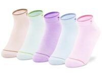 Supersox Ankle Length Cotton Socks for Woman | Premium Soft Fabric | Anti-Odour & Anti-Bacterial | Solid Multicolor Pastels | Ideal for Casual & Gym Wear | Free Size | Pack of 5