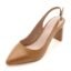 Symbol Premium Women's 'Desk to Dinner' Slingback Pumps (Ortholite Insole|Stylish Heels)