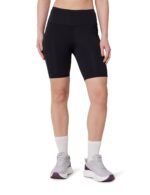 Symbol Premium Women's Snug Fit Super Stretch Tights Shorts |Moisture-Wicking |Above Knee Length | Cycling Shorts | Under Skirt Shorts | Gym | Yoga Shorties | Shapewear (Available in Plus Sizes)