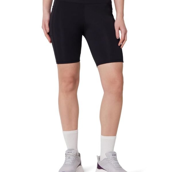 Symbol Premium Women's Snug Fit Super Stretch Tights Shorts |Moisture-Wicking |Above Knee Length | Cycling Shorts | Under Skirt Shorts | Gym | Yoga Shorties | Shapewear (Available in Plus Sizes)