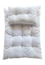 THE 80111 Mattress for Babies/Kids, Organic Light Weight Cotton Kids Born Baby Bed Mattress/Ultra Soft recron Mattress 2.5 X 2 ft x 2 inches Thickness (0-3 Years) - White - Made in India!