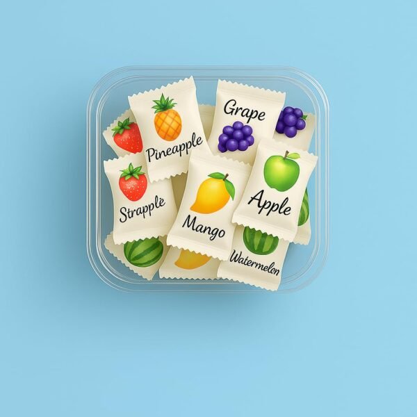 Thai Chew Candy Assorted Fruit Flavours, 30pc Imported